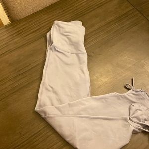Gray athletic leggings